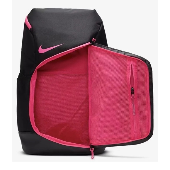 Nike Hoops Elite Backpack Kay Yow 2023 Black Fierce Pink 32L Basketball Bag RARE - Picture 8 of 11